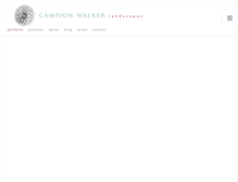 Tablet Screenshot of campionwalker.com